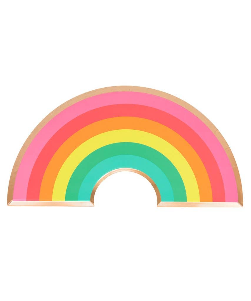 Oh Happy Day Rainbow Plates