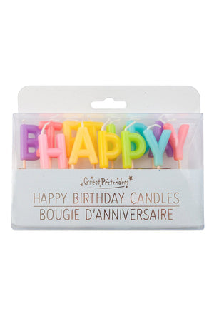 Candles - Rainbow - Happy Birthday